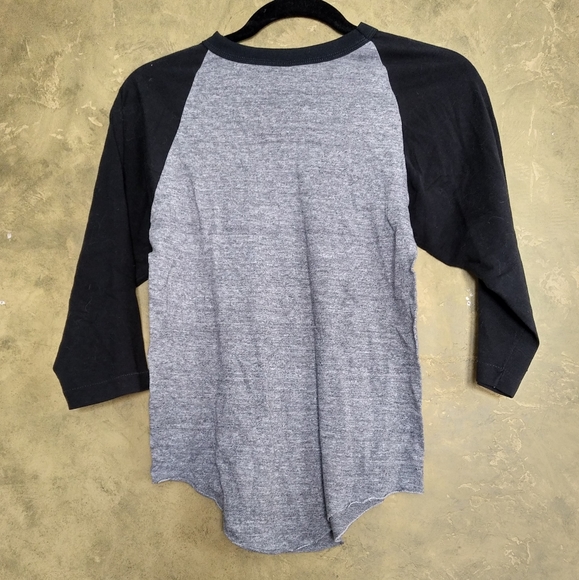 Vintage 80s Converse All Star Single Stitch Raglan Baseball Baby Tee - Picture 3 of 4